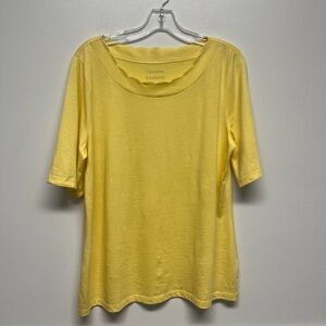 Talbots L Pima Cotton Top